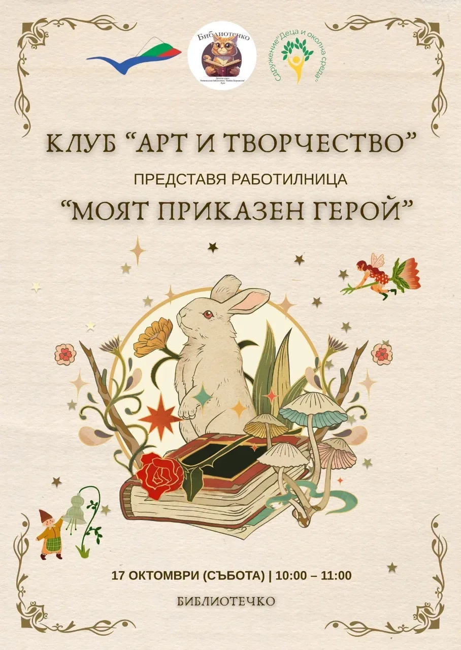 Работилница “Моят приказен герой”