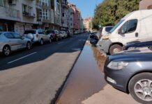 5 шахти са недостатъчни, за да не се образуват локви по ремонтираната ул. „Ниш“ /ВИДЕО/